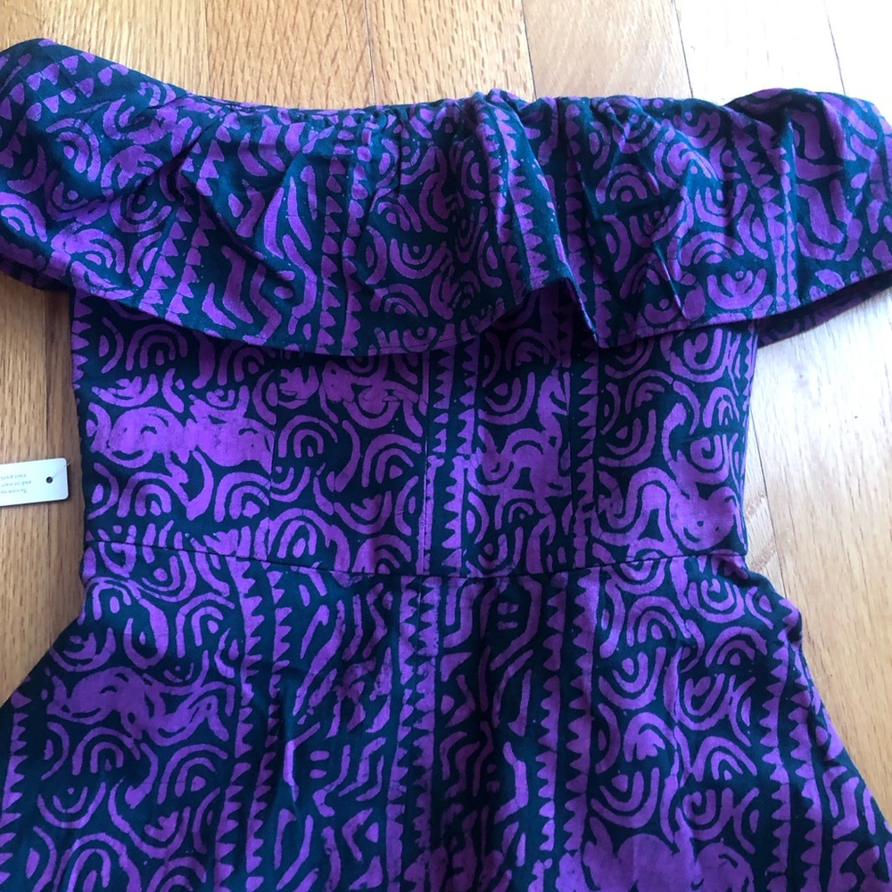 NWT Anthropologie Kahindo strapless ruffled Maxi dress - Picture 7 of 9